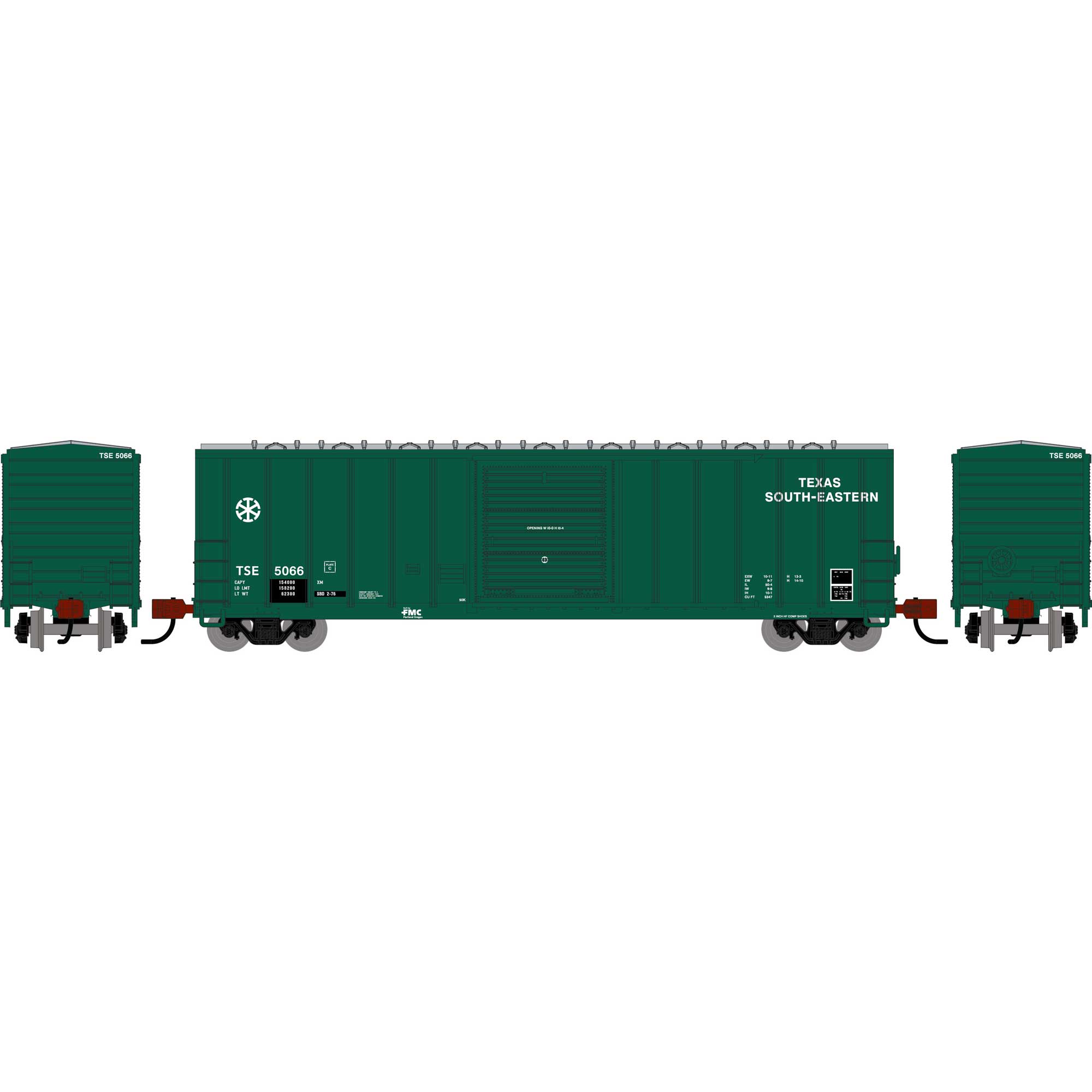 N ATH 50' FMC 5347 Single Door Box Car, TSE #5066